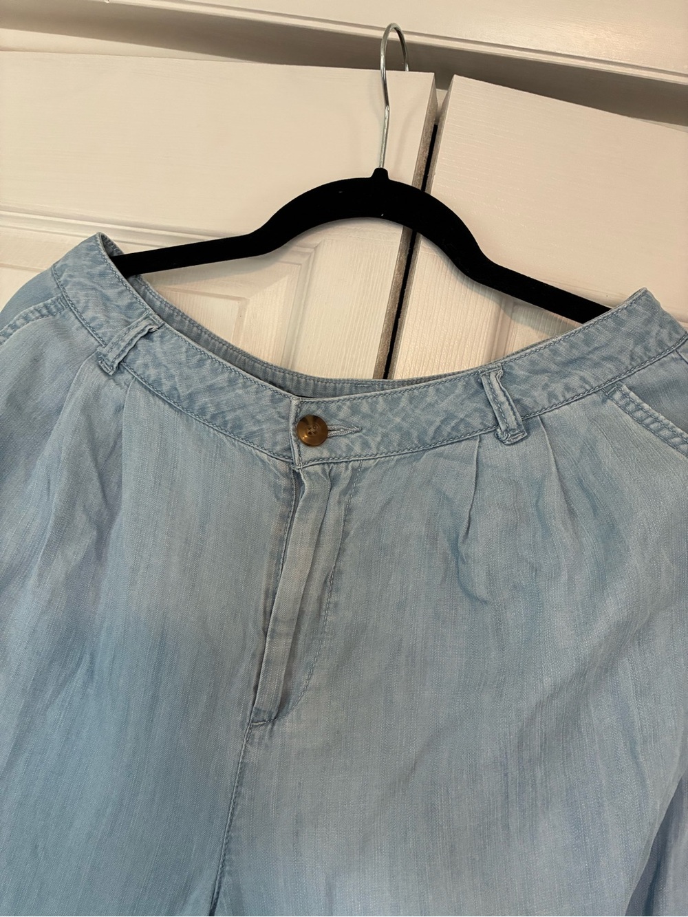 Blue Beachy Wide Leg Pants Baggy - Picture 2 of 11